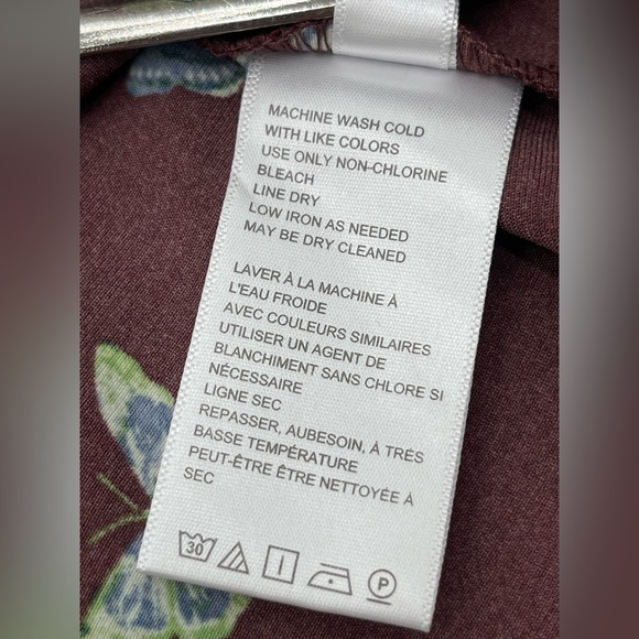 Urban Outfitters Women’s Medium Mallory Butterfly Mini Slip Dress Silky Summer - Picture 12 of 14